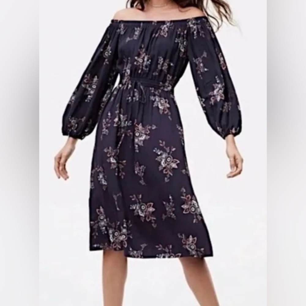 Ann Taylor off-the-shoulder dress